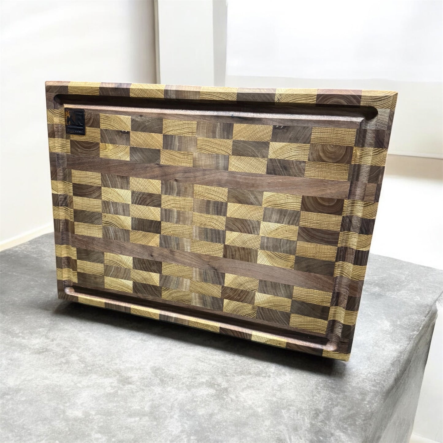 2xl End Grain cutting board with juice groove